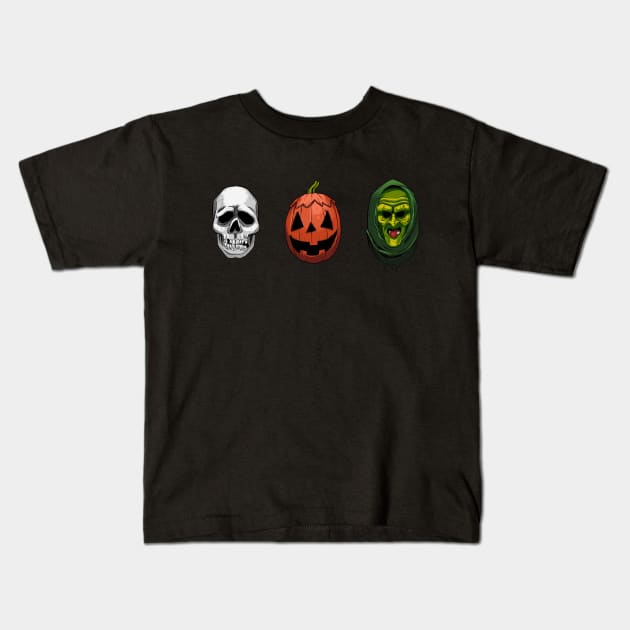 Season of the Witch Trio Kids T-Shirt by thecalgee